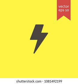 bolt. bolt icon. sign design. Vector EPS 10