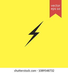 bolt. bolt icon. sign design. Vector EPS 10.