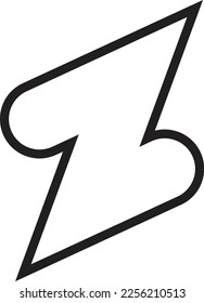 Icono de perno línea de estilo plano simple y de diseño sólido Isolated vectorial ilustración en fondo blanco. Para aplicaciones, logotipo, sitios web, símbolo , UI, UX, gráfico y diseño web. EPS 10.