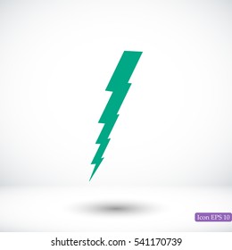 bolt icon, vector best flat icon, EPS
