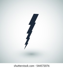 bolt icon, vector best flat icon, EPS