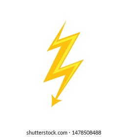 Bolt icon Vector Illustration design Logo template