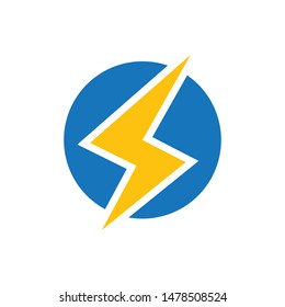 Bolt icon Vector Illustration design Logo template