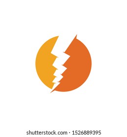 Bolt icon Vector Illustration design Logo template