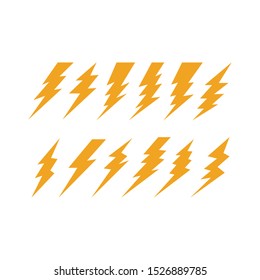 Bolt icon Vector Illustration design Logo template