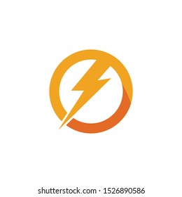 Bolt icon Vector Illustration design Logo template