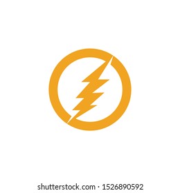 Bolt icon Vector Illustration design Logo template