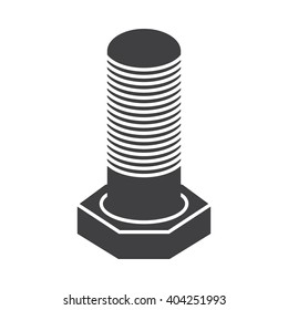 Bolt icon Vector Illustration on the white background.