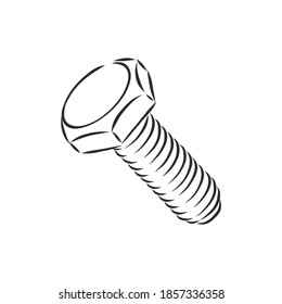 5,420 Screw Bolt Outline Images, Stock Photos & Vectors | Shutterstock