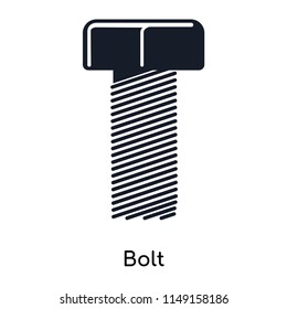 Bolt icon vector isolated on white background for your web and mobile app design, Bolt logo concept