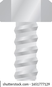 Bolt isolated vector illustration for industry.