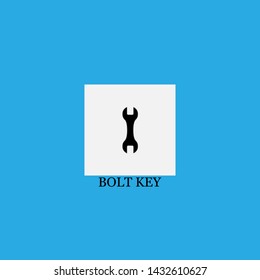bolt key icon sign signifier vector
