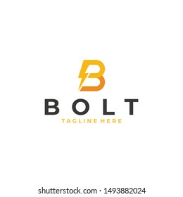 Bolt Lightning Logo Icon Vector