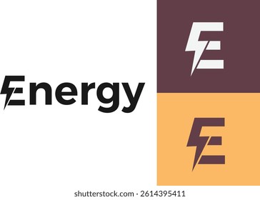 Bolt Logo Design With Lighting Thunder Bolt. Electric Bolt Letter Logo design	
