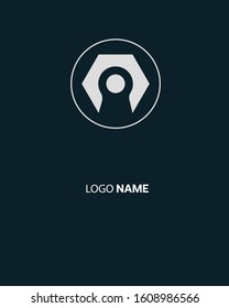Bolt logo. flat color Vector illustration.