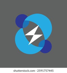bolt Logo icon vector in illustration