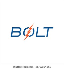 BOLT Logo with lightning Latter mark logo