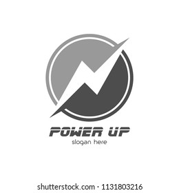 Bolt logo template, Energy emblem, Electricity icon, Power patch, Flash badge, Thunder vector illustration