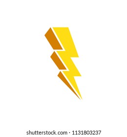 Bolt logo template, Energy emblem, Electricity icon, Power patch, Flash badge, Thunder vector illustration