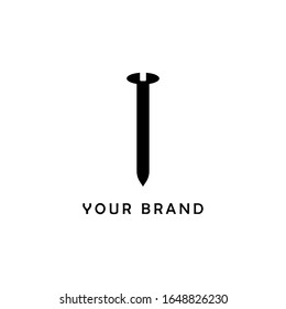 Bolt logo/screw vector design, Simple logo/screw symbol