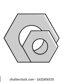 bolt minimalist illustration flat design