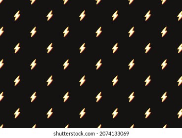 Bolt pattern vector. Thunder pattern.  wallpaper. free space for text. background.