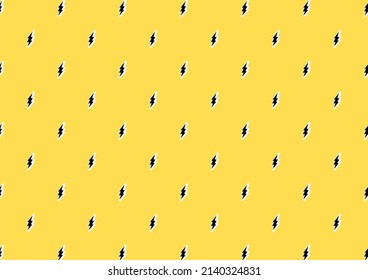 Bolt pattern vector. Thunder pattern.  wallpaper. free space for text. background.