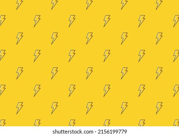 Bolt pattern vector. Thunder pattern.  wallpaper. free space for text. background.