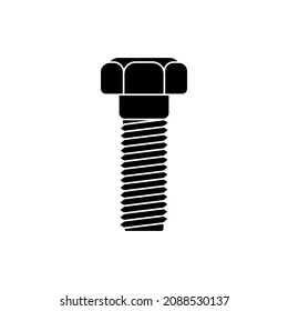 Bolt screw icon design template vector isolated illustration