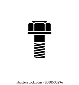 Bolt screw icon design template