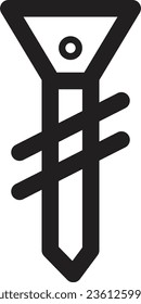 Bolt Screw Tool Outline Icon