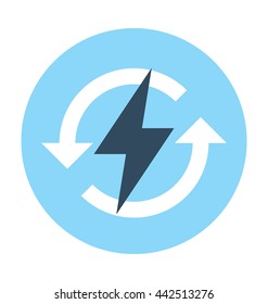 Bolt Sync Vector Icon