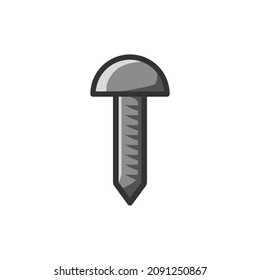 Bolt tool icon illustration premium vector