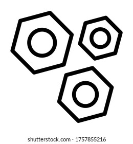 Bolt vector - worker tool icons