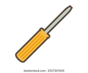 Bolt wrench icon.　Illustration of a cute tool.