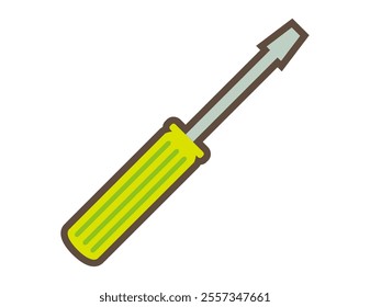 Bolt wrench icon.　Illustration of a cute tool.