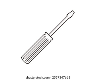 Bolt wrench icon.　Illustration of a cute tool.