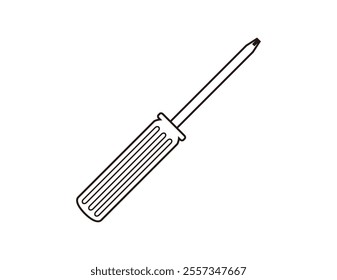 Bolt wrench icon.　Illustration of a cute tool.