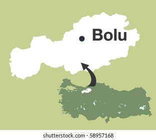 BOLU. The cities of Turkey.