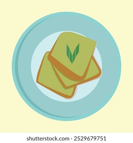 Bolu pandan indonesian traditional cake