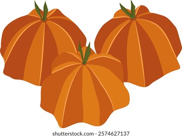 Bolu Sakura Caramel Cake Illustration Isolated on White Background