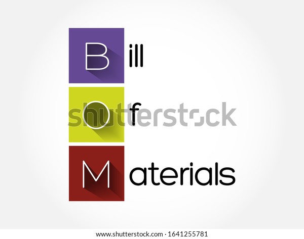 bom-bill-materials-acronym-business-concept-stock-vector-royalty-free