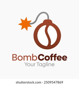 Bom Coffee Logo Design Template. Good for Business, Agency, Community and Organization