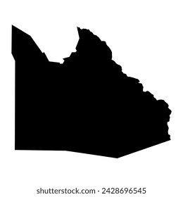 Boma State map, administrative division of South Sudan. Vector illustration.