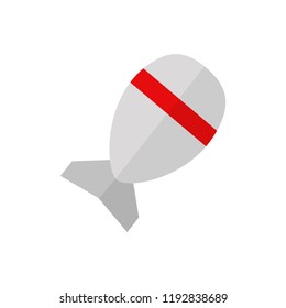 Bomb. Ammunition. Army. Danger. Vector illustration. EPS 10.