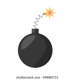 bomb april fools day vector illustration eps 10