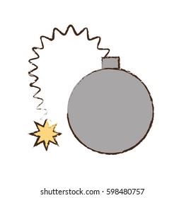 bomb april fools image vector illustration eps 10