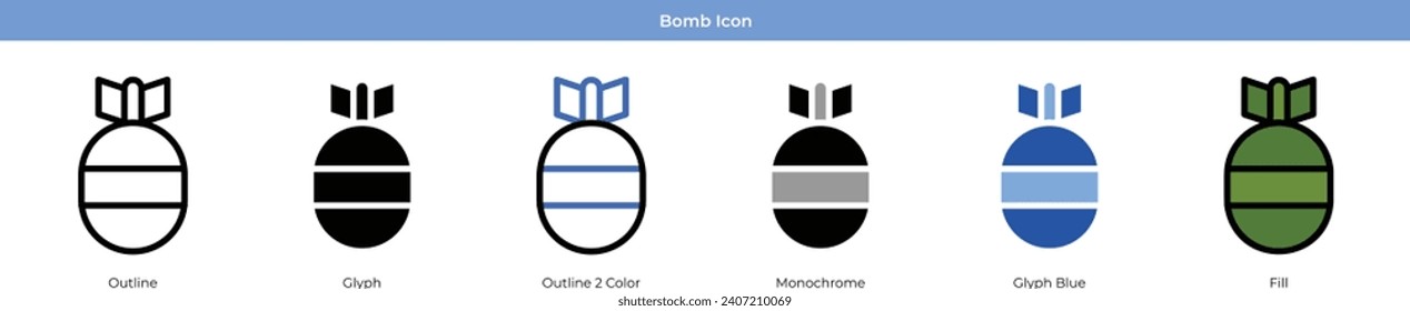 Vecino conjunto de iconos del ejército de bombas