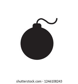 bomb - atomic energy - icon vector