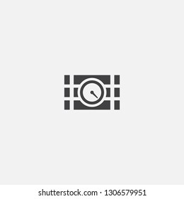 bomb base icon. Simple sign illustration. bomb symbol design. Can be used for web, print and mobile